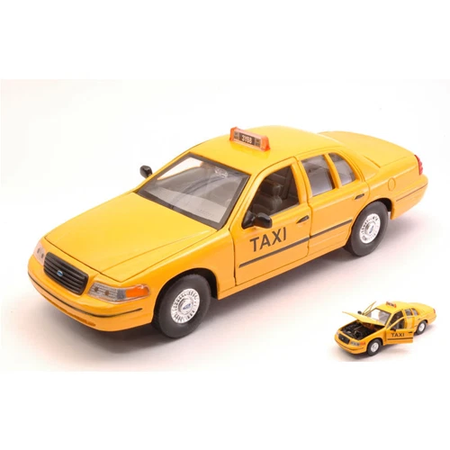FORD CROWN VICTORIA 1999 NEW YORK TAXI 1:24 Welly Taxi Nuevo Modelo - Imagen 1 de 1