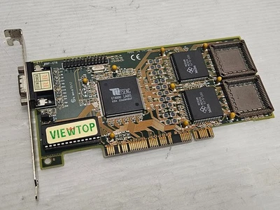 Tseng Labs ET6000, 2MB, PCI, VGA, Viewtop BP-ET7, WORKING VINTAGE VIDEO CARD - Image 1 of 4