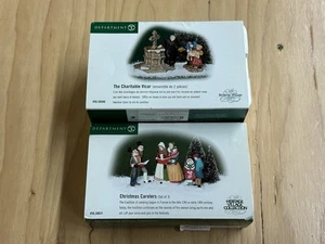 Lote de 2 estatuillas Dept 56 Christmas The Heritage Collection #56.58566 y #56.586 - Imagen 1 de 9