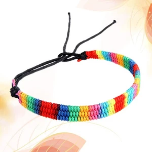 Frauen Charme Armbänder LGBT Pride Armband Bunte Woven Armbänder - Bild 1 von 12
