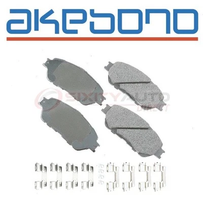 Akebono Pro-ACT Front Disc Brake Pad Set for 2004-2006 Lexus ES330 - Braking cy Foto 1 de 4