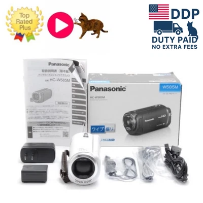 [ MINT in Box ] Panasonic HC-W585M Digital Video Camera White From JAPAN - Image 1 of 4
