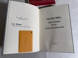 A.D. Winans The Holy Grail: Charles Bukowski & Second Coming Lettered Signed! - Bild 1 von 10