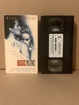 Basic Instinct VHS Movie. 1992 Release -Rated R -Michael Douglas/Sharon Stone - Image 1 of 4