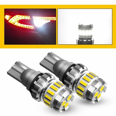 2Pcs LED Trunk Cargo Bulbs Light for Ford Maverick 2022 T15 912 921 Super White - Image 1 of 4