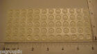 60 SELF-ADHESIVE SILENT CABINET BUMPERS 3/8" x 1/8" USA CLEAR BUMPERS + SAMPLES