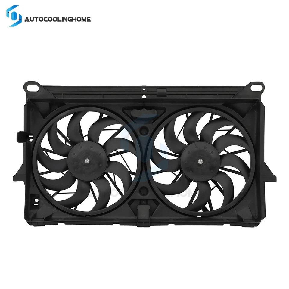 Electric Radiator Condenser Cooling Fan For 2005-2007 Chevrolet Silverado 1500 Foto 1 de 4