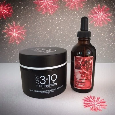 Масло для лечения розмарина гранатом WEN от Chaz Dean + интенсивное лечение тела - Изображение 1 из 4