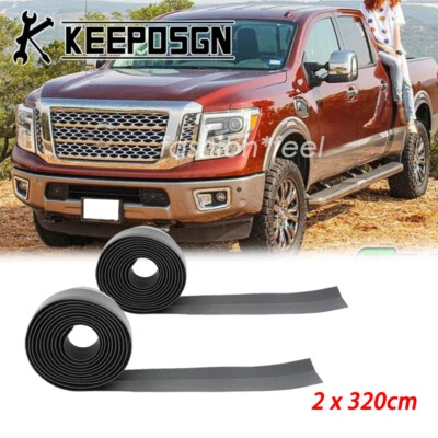 Car Truck 2‘’ Flexible Extend Wheel Fender Flares Protect Mud for Nissan Ti tan Foto 1 de 4