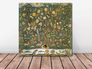 Stampa tela montata sull'albero della vita arte cristiana - Foto 1 di 7