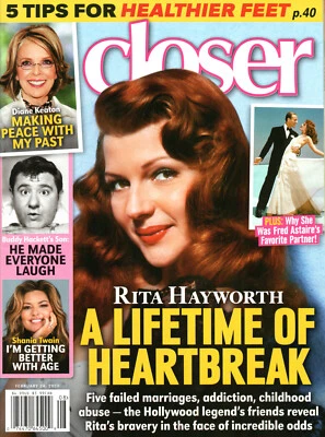CLOSER February 24 2020 Rita Hayworth Diane Keaton Shania Twain Ann Jillian - Image 1 of 2