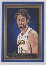 2013-14 Panini Court Kings Portraits Blue Framed /75 Pau Gasol #47 HOF