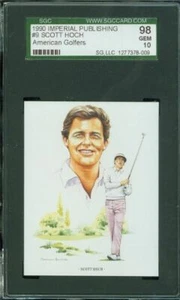 1990 IMPERIAL PUBLISHING # 9 SCOTT HOCH SGC-10 SOLO FINEST GRADED. - Picture 1 of 2