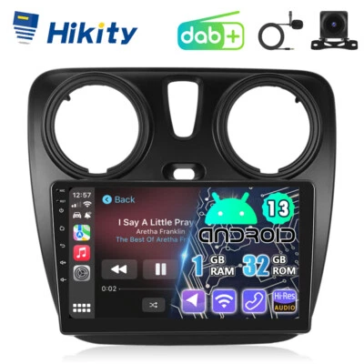 9" DAB+ CarPlay 32GB Android Autoradio GPS Navi WIFI RDS für Dacia Dokker Lodgy - Bild 1 von 4