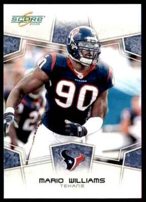 2008 Score Scorecard Mario Williams Houston Texans #124 - Image 1 of 2