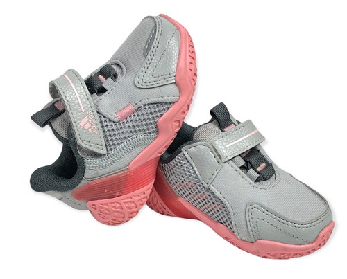 Scarpe sneakers da corsa Adidas bambino 4 ragazze 4Uture Runner grigio rosa 4K