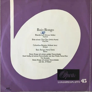 BAIO BONGO - Simon Krapp / Gerd Lindig (EP Opera 4111 / Mono / NM ) - Bild 1 von 2