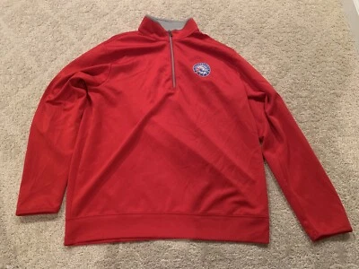 Suéter polar NBA Philadelphia 76ers Antigua rojo cuarto cremallera para hombre talla XL NUEVO SIN ETIQUETAS Foto 1 de 4