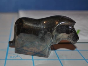 VTG Miniature DANSK MCM Silverplate Modernist  Lion Figurine Paperweight JAPAN - Picture 1 of 3