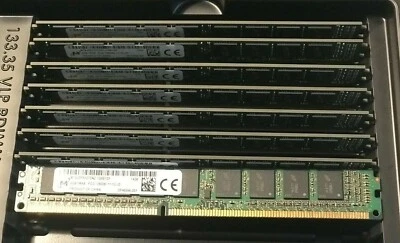 Memoria de servidor de 16 GB (4x4 GB) 1Rx8 PC3-12800E micras RAM ECC sin búfer Foto 1 de 2