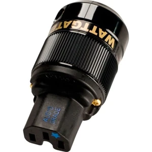 WATTGATE 350i Gold IEC 15A BLACK Audio Grade Connector Plug - Picture 1 of 1