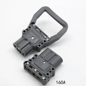 1 Pair REMA 80A 160A 320A For LINDE Charging Plug Fork Truck Battery Connector - Picture 1 of 6