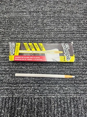(QTY 60) Sharpie Pro White Peel Off China Marker, Grease Pencil, 02060 - Image 1 of 4