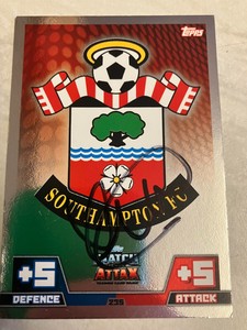 Ronald Koeman (Southampton) Hand Signed 2018-2019 Match Attax Card Rare !