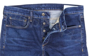 RAG & BONE Fit 2 Slim Jeans Men's 34 Ace BLUE Denim 4 Button Fly 5 Pockets - Picture 1 of 5
