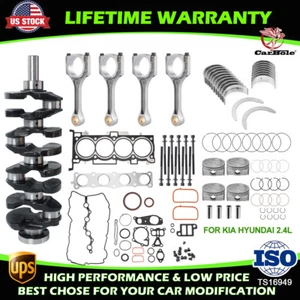 Engine Rebuild Overhaul Kit For Hyundai Sonata Santa Fe Kia Optima Sportage 2.4L - Picture 1 of 41