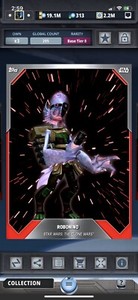 Topps Star Wars Digital Card Trader Tier 8 - Red Hyperspace Robonino S3