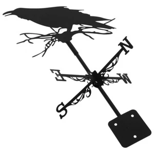 Wetterfahne, Windrichtungsanzeiger, Metall-Windrichtungsanzeiger, auf dem Dach - Bild 1 von 12