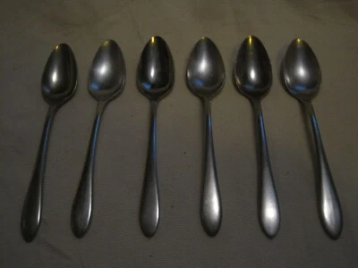 6 cucharaditas Silhouette acero inoxidable Japón SST4 satinado 6 1/4" Foto 1 de 4