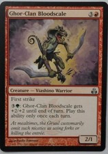 MAGIC THE GATHERING MTG 2006 GUILDPACT RED GHOR-CLAN BLOODSCALE CREATURE CARD