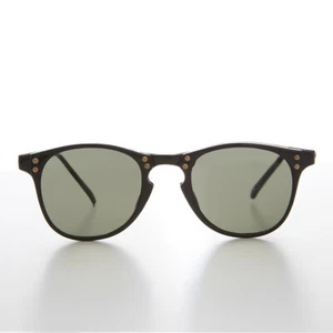 Classic Hipster Mid Century Vintage Unisex Sunglass Black - Ash - Picture 1 of 3