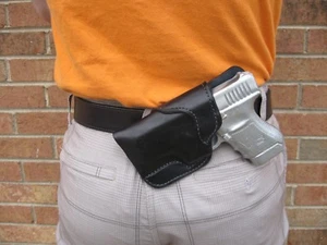 Azula Leather SOB Small Of Back OWB Belt Holster CCW For..Choose Gun & Color - A - Picture 1 of 6