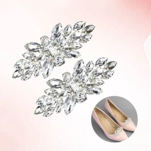 Rhinestone Buckle Bride Be Accessories High-heeled Shoe Decoration - Picture 1 of 12