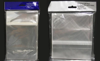 CD DVD Sleeves Wrap Bag Clear Cellophane OPP Resealable 7mm 14mm 5.2mm 10.4mm - image 1 of 4