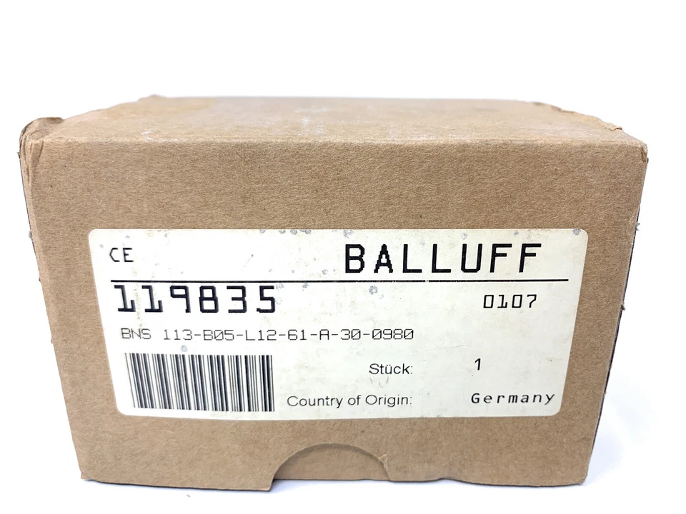 Balluff Bns 113-B05-L12-61-A-30-0980 Proximity Sensor Switch - Image 1 of 2