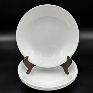 Vintage Corning Corelle White Soup Pasta Bowls 8.5 Inch Diameter Lot of 4 - Picture 1 of 8