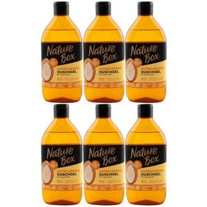 Nature Box aufbauendes Duschgel mit kaltgepresstem Argan-Öl 6 x 385ml vegan - Picture 1 of 2