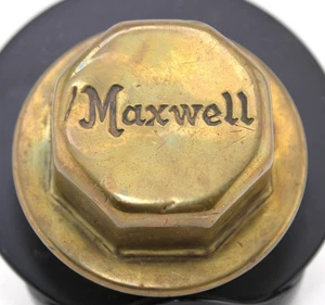 Early Maxwell Model E, G or Q Screw On Hubcap-Solid Brass 1910s. - Picture 1 of 8
