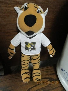 Mizzou Tiger Stofftier/Plüsch Vintage Tier 16 Zoll College Football ~ # One - Bild 1 von 8