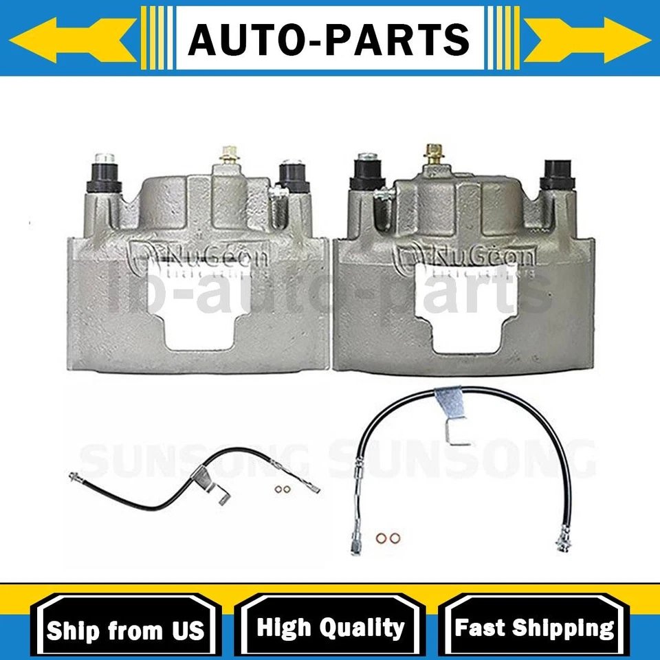 Pinza de freno delantera con mangueras lado conductor pasajero se adapta a Chevrolet K2500_ Foto 1 de 4