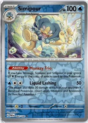 Simipour Uncommon SV04: Paradox Rift 042/182 NM - Image 1 of 2