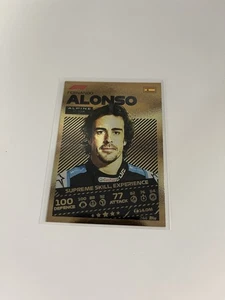 Fernando Alonso F1 Topps Turbo Attax - Gold Exclusive Rare - Alpine Formula 1 - Picture 1 of 2