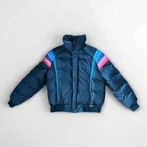 Vintage 1980’s White Stag Down Ski Jacket Women’s Size Large Retro Puffer - Bild 1 von 16