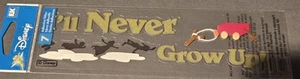 Disney EK Success Dimensional Title Sticker ~ Peter Pan - I'll Never Grow UP - Picture 1 of 1