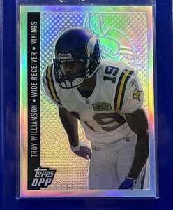 2006 Topps Draft Picks #36 Troy Williamson Chrome Refractor Minnesota Vikings - Picture 1 of 2