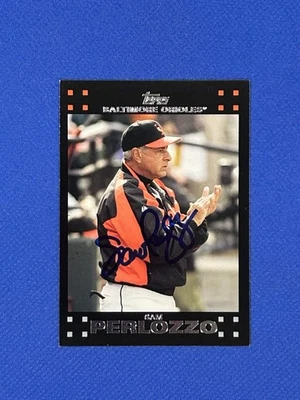 2007 Topps #608 Autograph Sam Perlozzo Card signed auto - Image 1 of 3